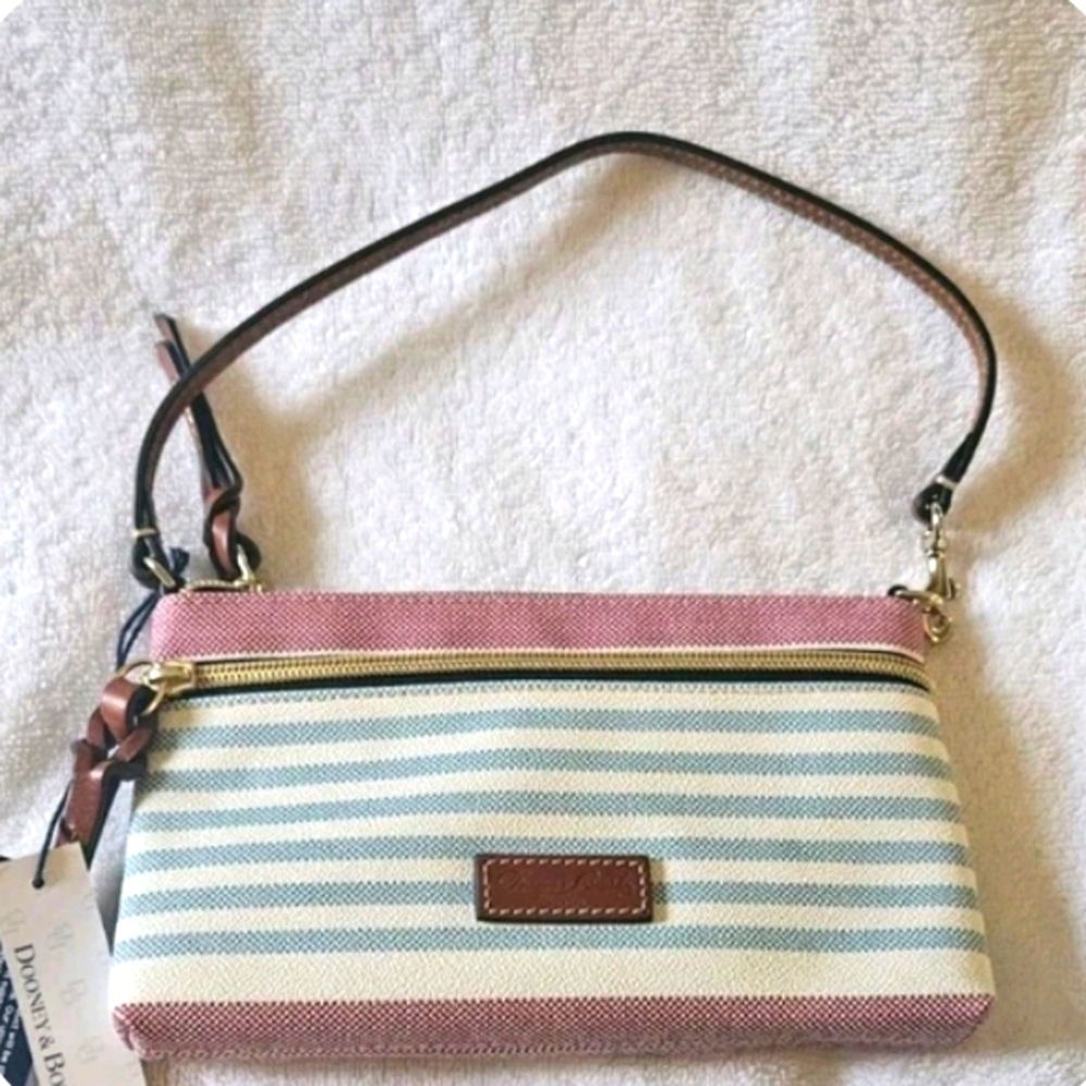Brand New W Tags Dooney & Bourke Westerly Tech Wristlet Clutch Wallet Purse